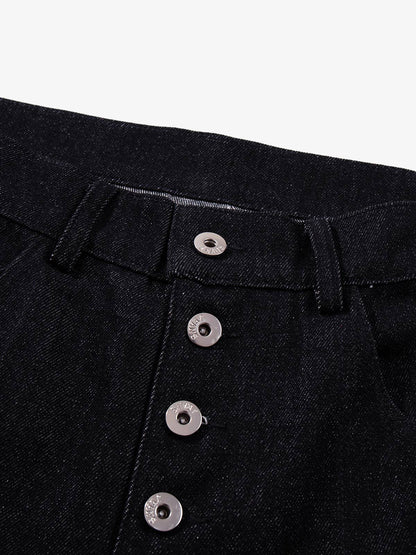 Plaid Patchwork Jeans
