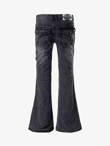 Stud Low-Rise Bootcut Jeans