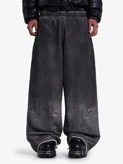 Distressed Wing Stud Baggy Sweatpants