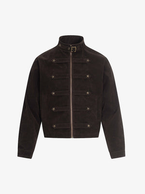 Star Studded Suede Jacket