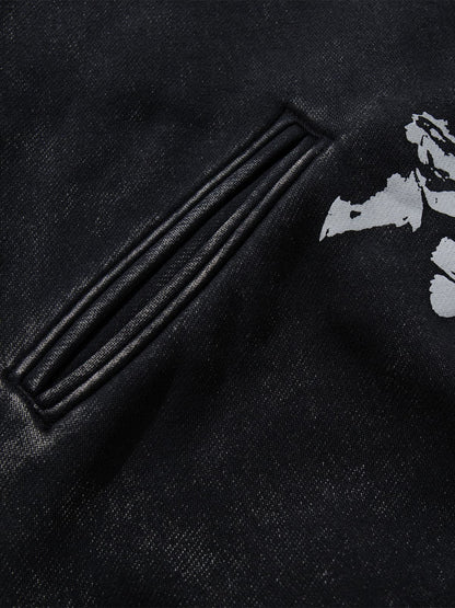 Punk Gothic Butterfly Graphic Streetwear Jacket 
