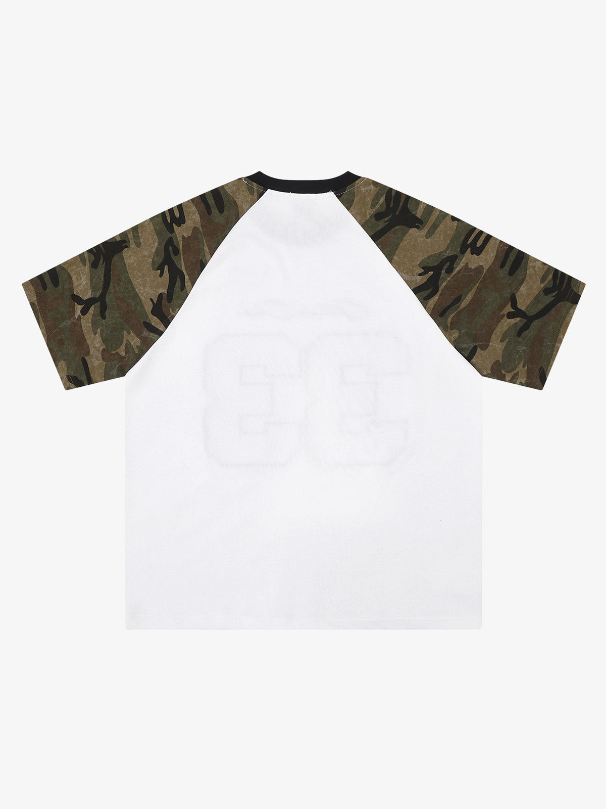 Camo Patchwork Embroidered Tee