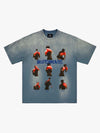 Washed Boxing Motion T-Shirt