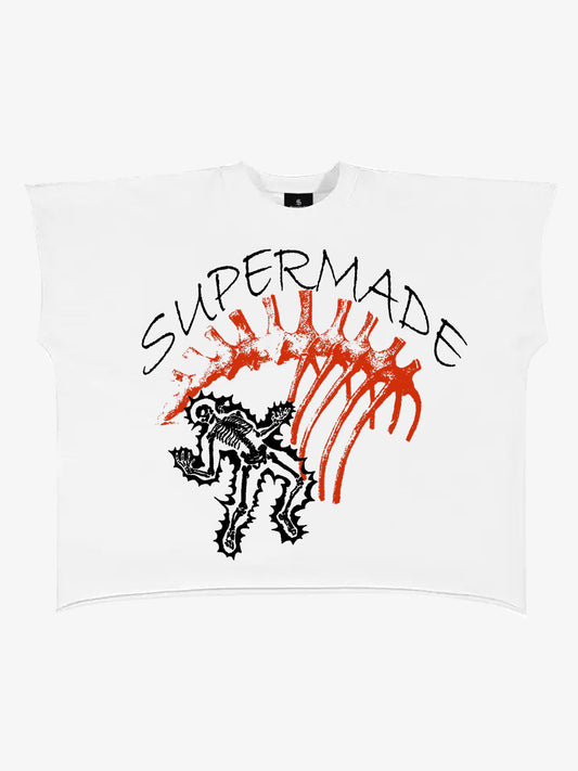 Fun Graphic Print Boxy Silhouette T-Shirt 