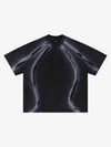 Retro Structured Panels T-Shirt 