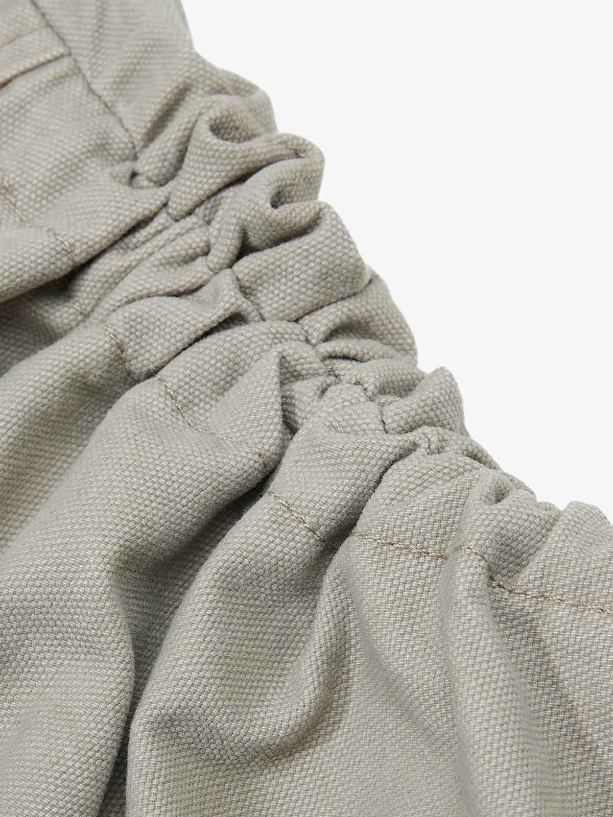 Ruched Cuffs Curved Cargo Pants
