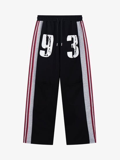 Striped Patchwork Two-Piece Set