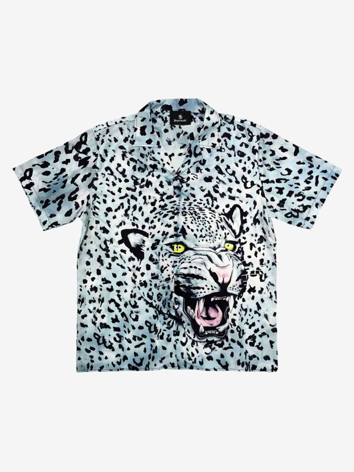 Vintage 3D Leopard Head Shirt