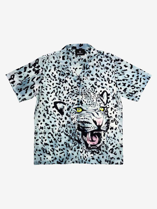 Vintage 3D Leopard Head Shirt