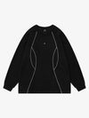 Reflective Deconstructed Sweatshirt