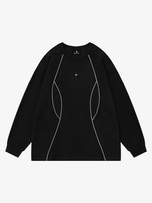 Reflective Deconstructed Sweatshirt