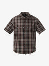 Frayed Plaid Short-Sleeve Shirt