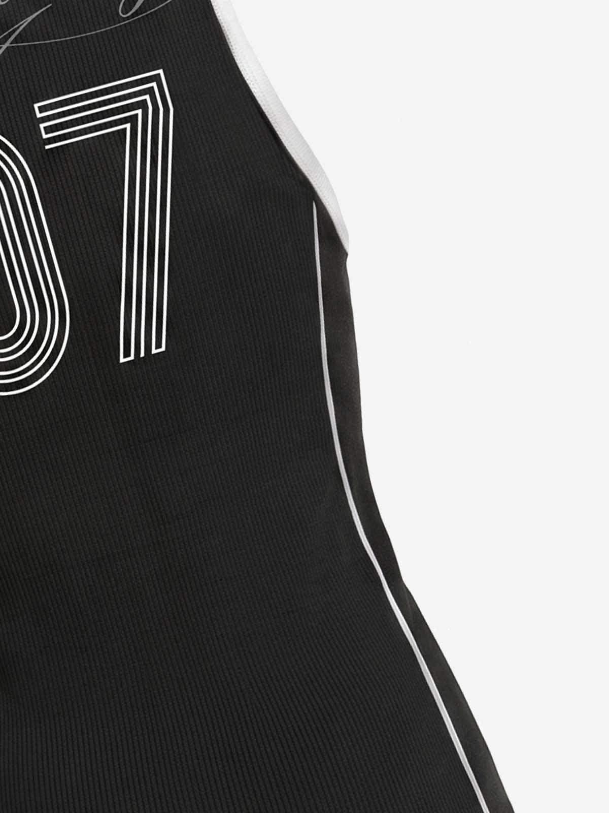 Number Logo Color Block Vest