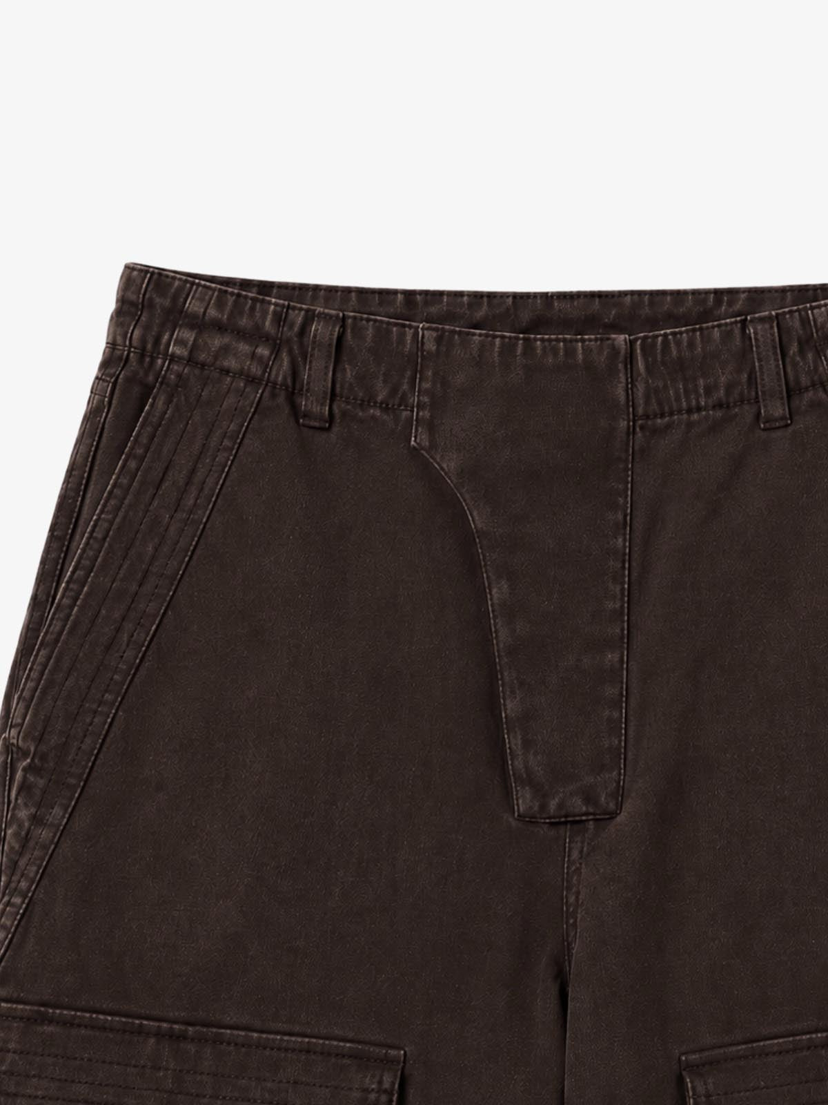 Washed Multi-Pocket Cargo Pants