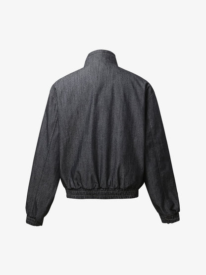 Washed Cropped Workwear Jacket