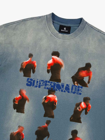Washed Boxing Motion T-Shirt
