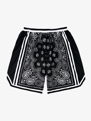 Paisley Print Soccer Shorts 