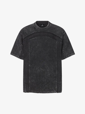 Panel Stitch Cotton T-Shirt 