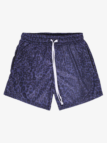 Animal Print Patterns Drawstring Shorts 