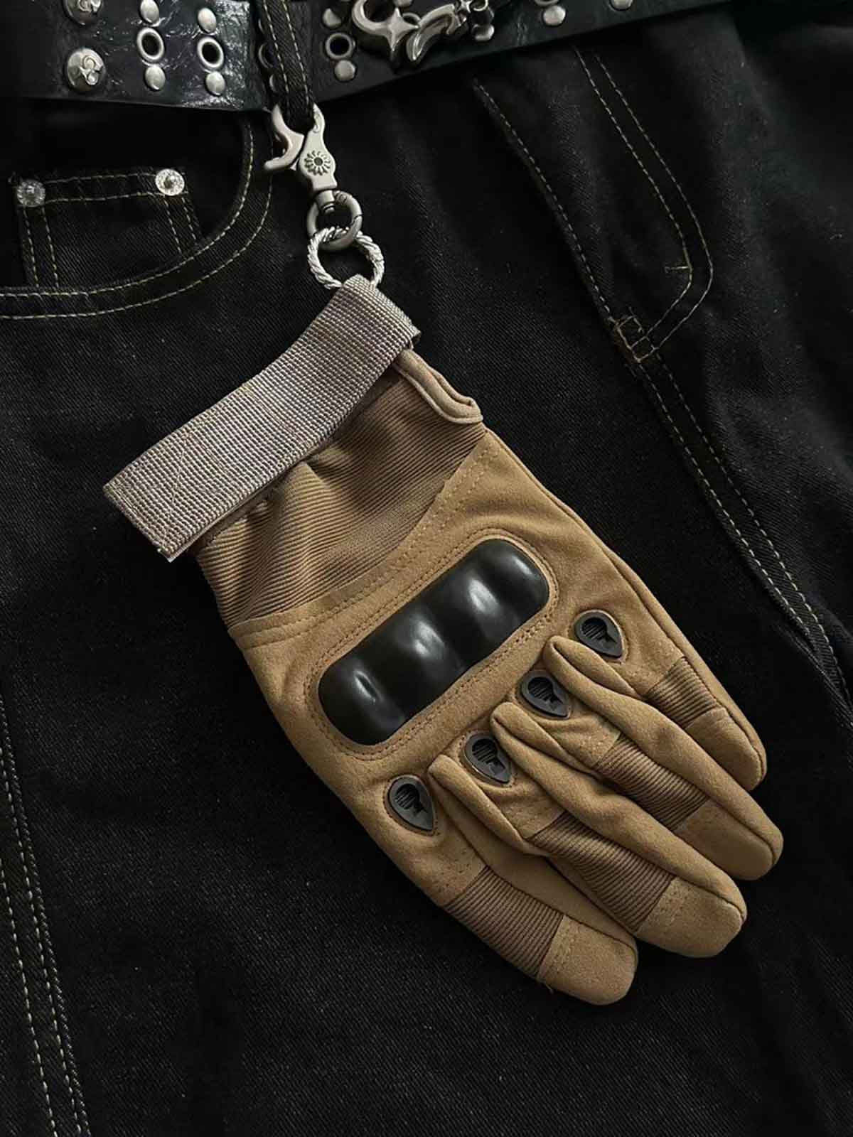 Vintage Glove Keychain Charm 