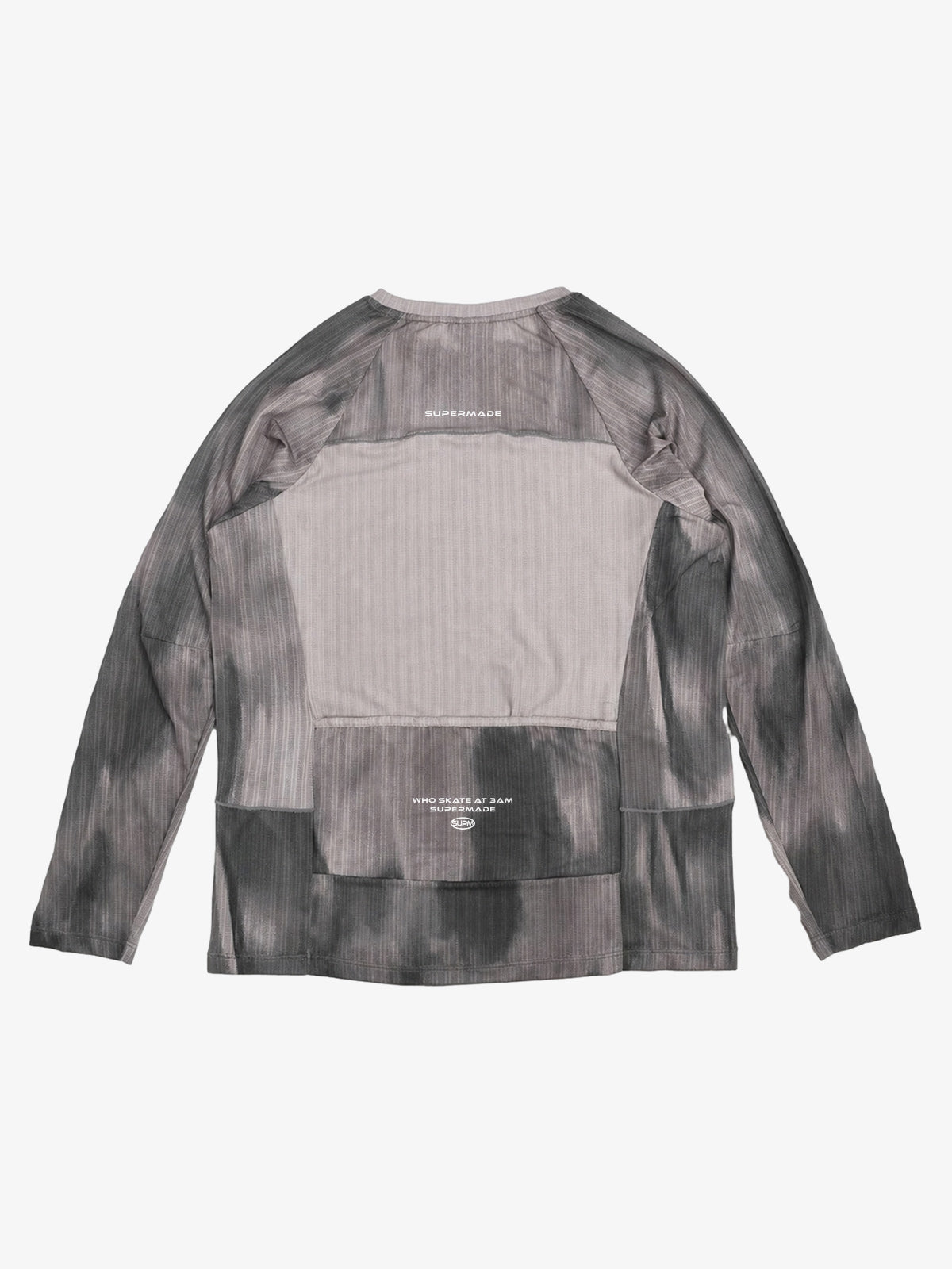 Tie-Dye Patchwork Long Sleeve Tee