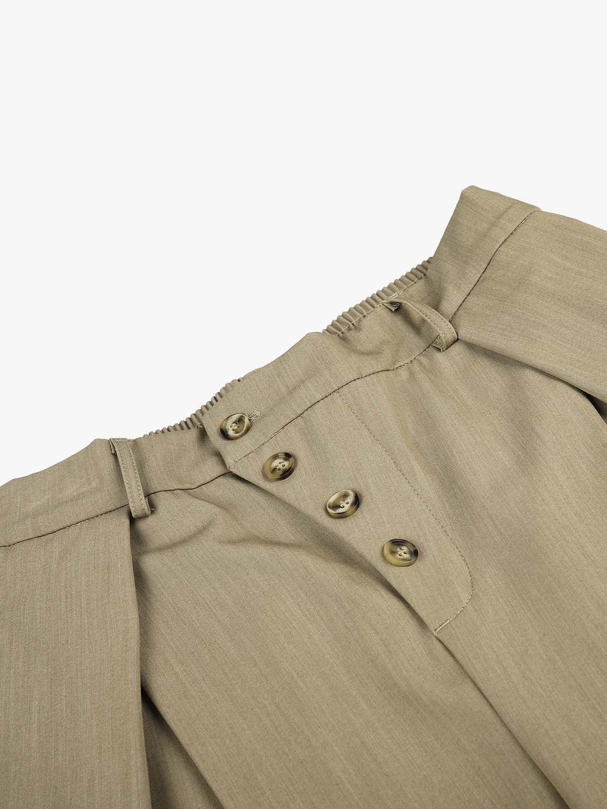 Pleated Suit Pants