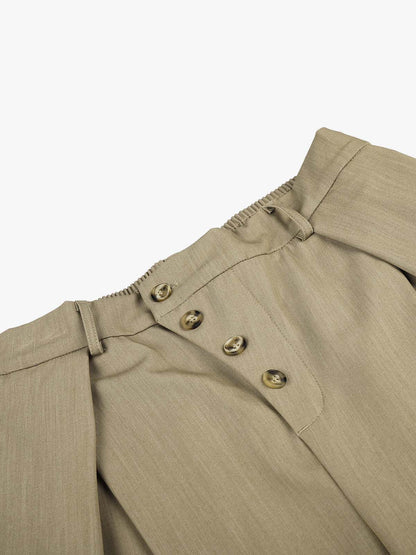 Pleated Suit Pants