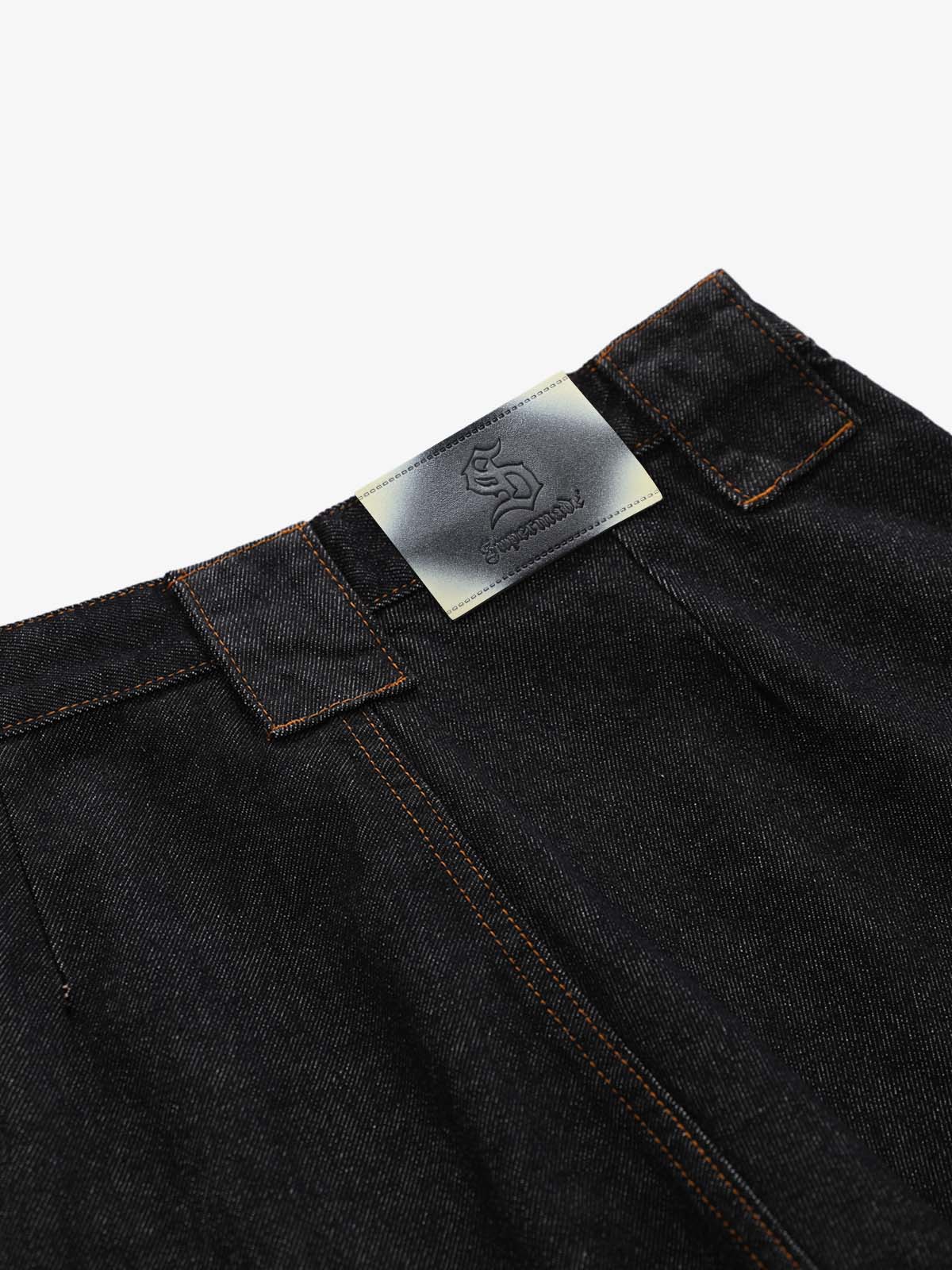 Vintage Contrast Stitch Cargo Shorts 