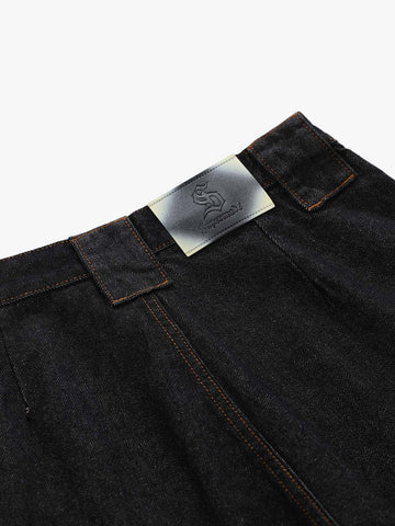 Vintage Contrast Stitch Cargo Shorts 