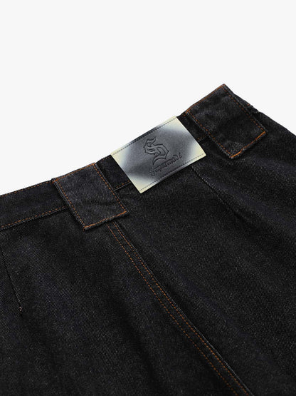 Vintage Contrast Stitch Cargo Shorts 