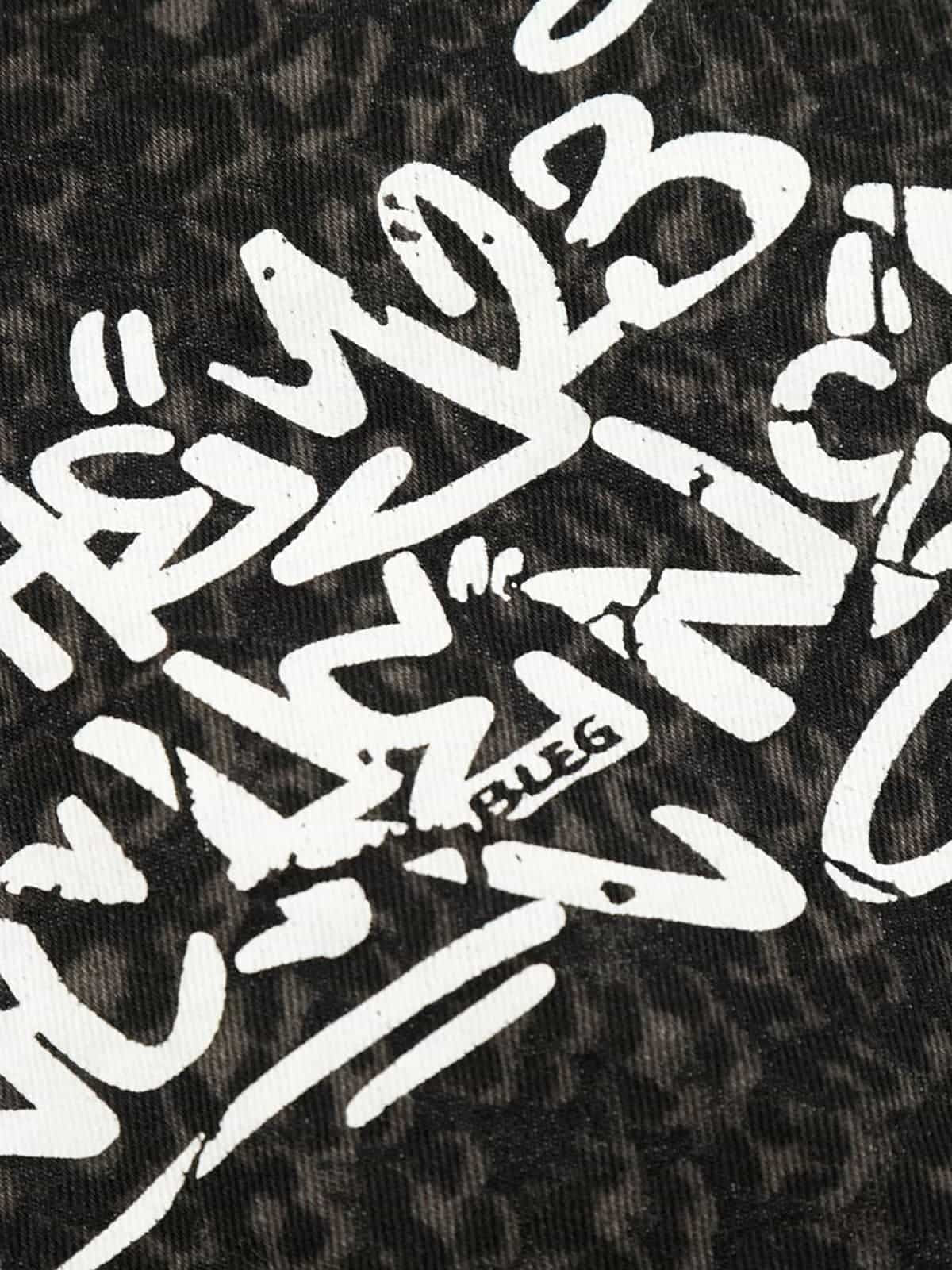 Vintage Leopard Print Fleece Zip Up Vest 