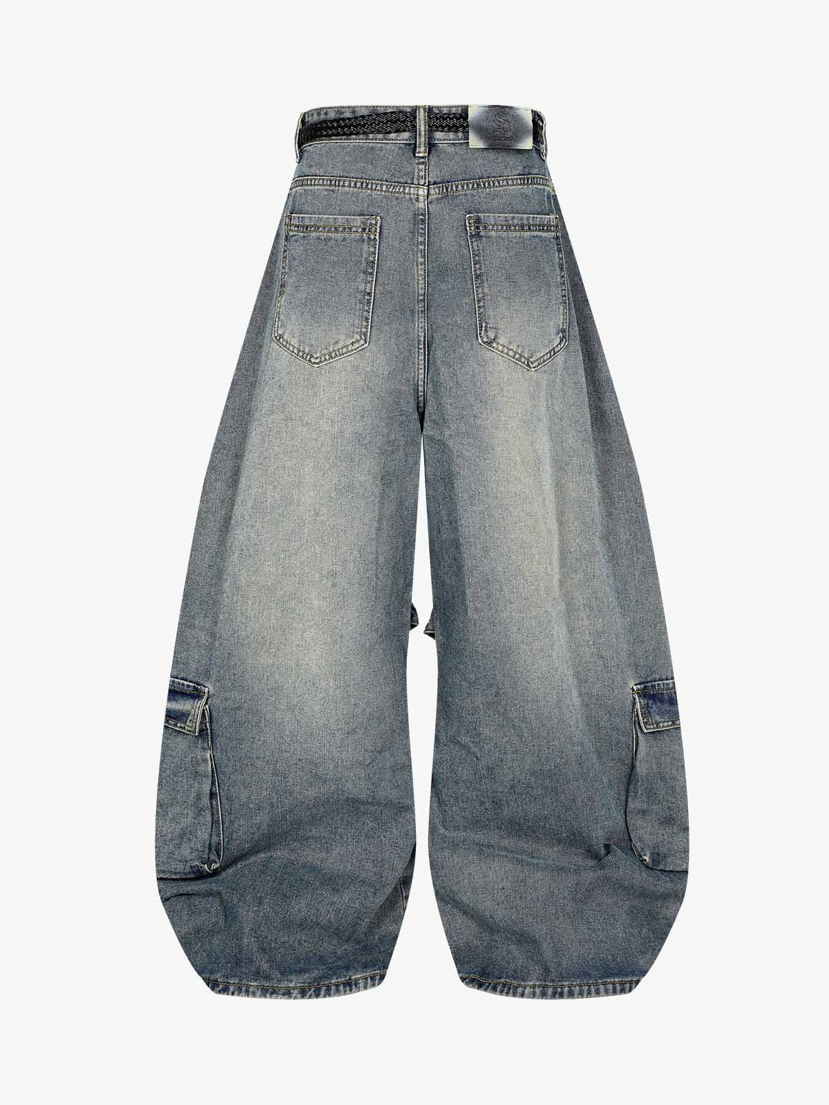 Drawstring Scimitar Jeans