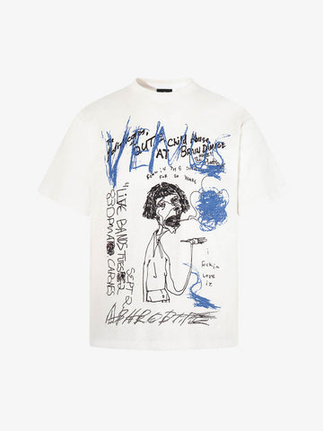 Abstract Hand-Painted Graphic T-Shirt