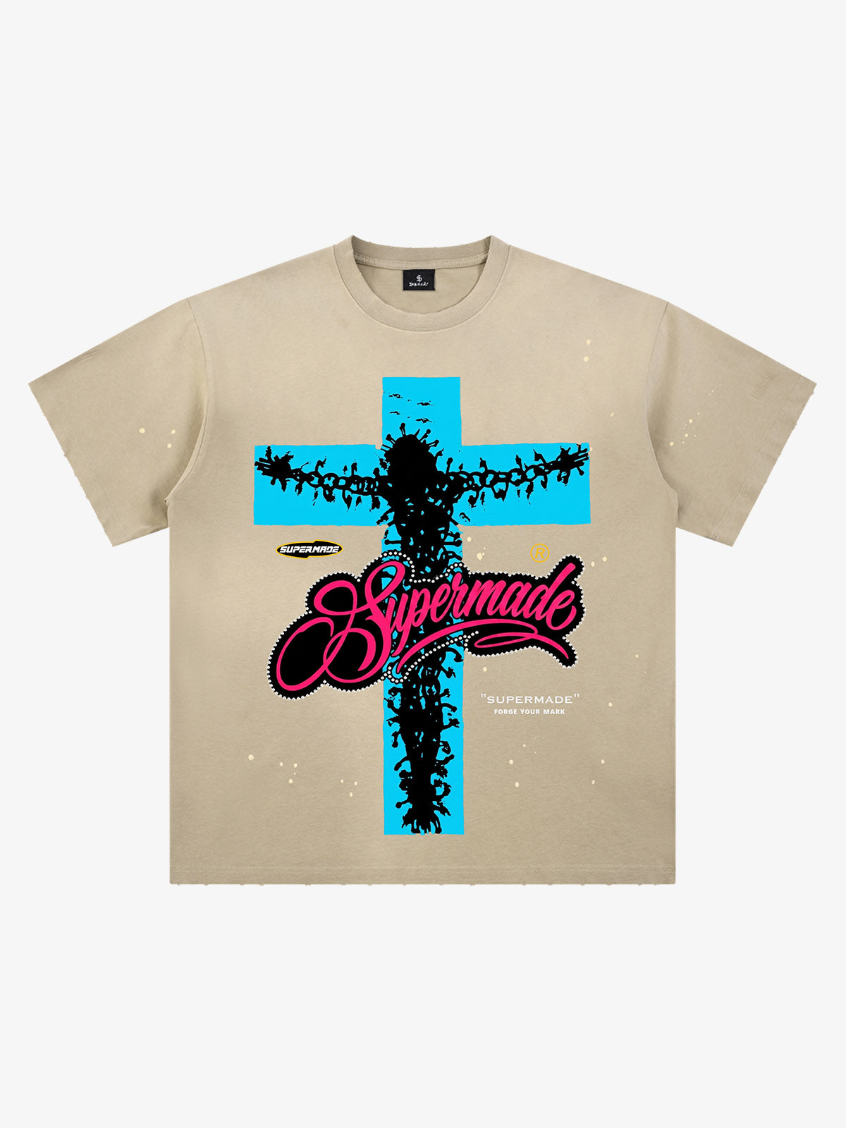 Passion of Christ Graffiti Paint Splatter Tee