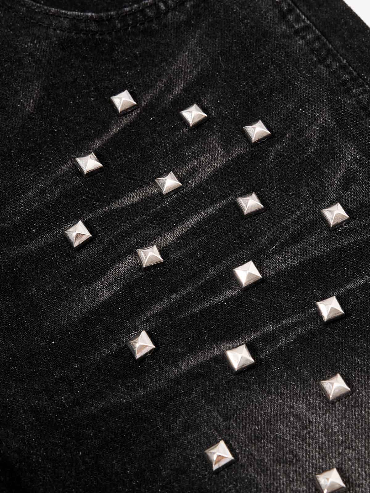 Distressed Flared Jeans