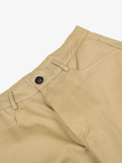 Pleated Utility Pocket Wide Leg Cropped Cargo Pants 
