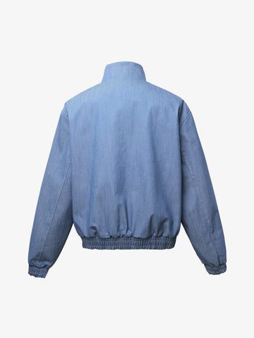 Washed Cropped Workwear Jacket