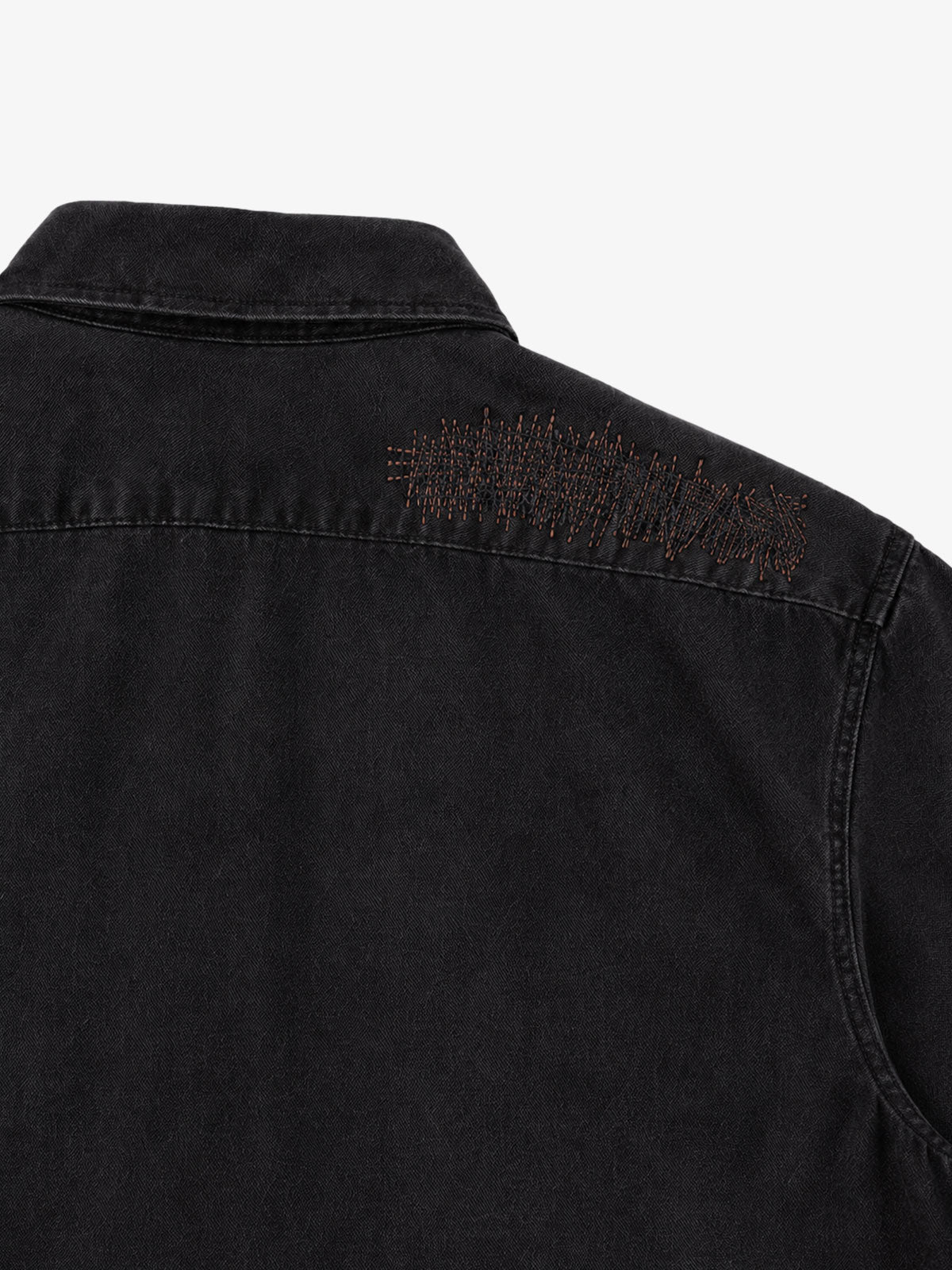Mending Detail Cotton Shirt