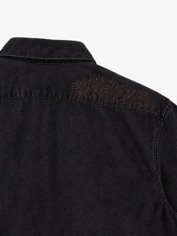 Mending Detail Cotton Shirt