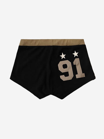 Y2K Graphic Striped Sporty Shorts