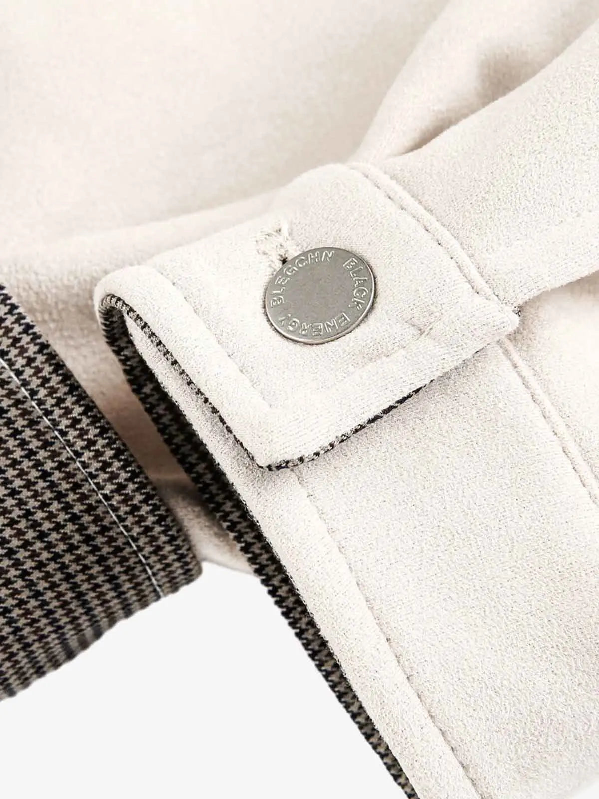 Military-Inspired Utility Shoulder Straps Zip Jacket 