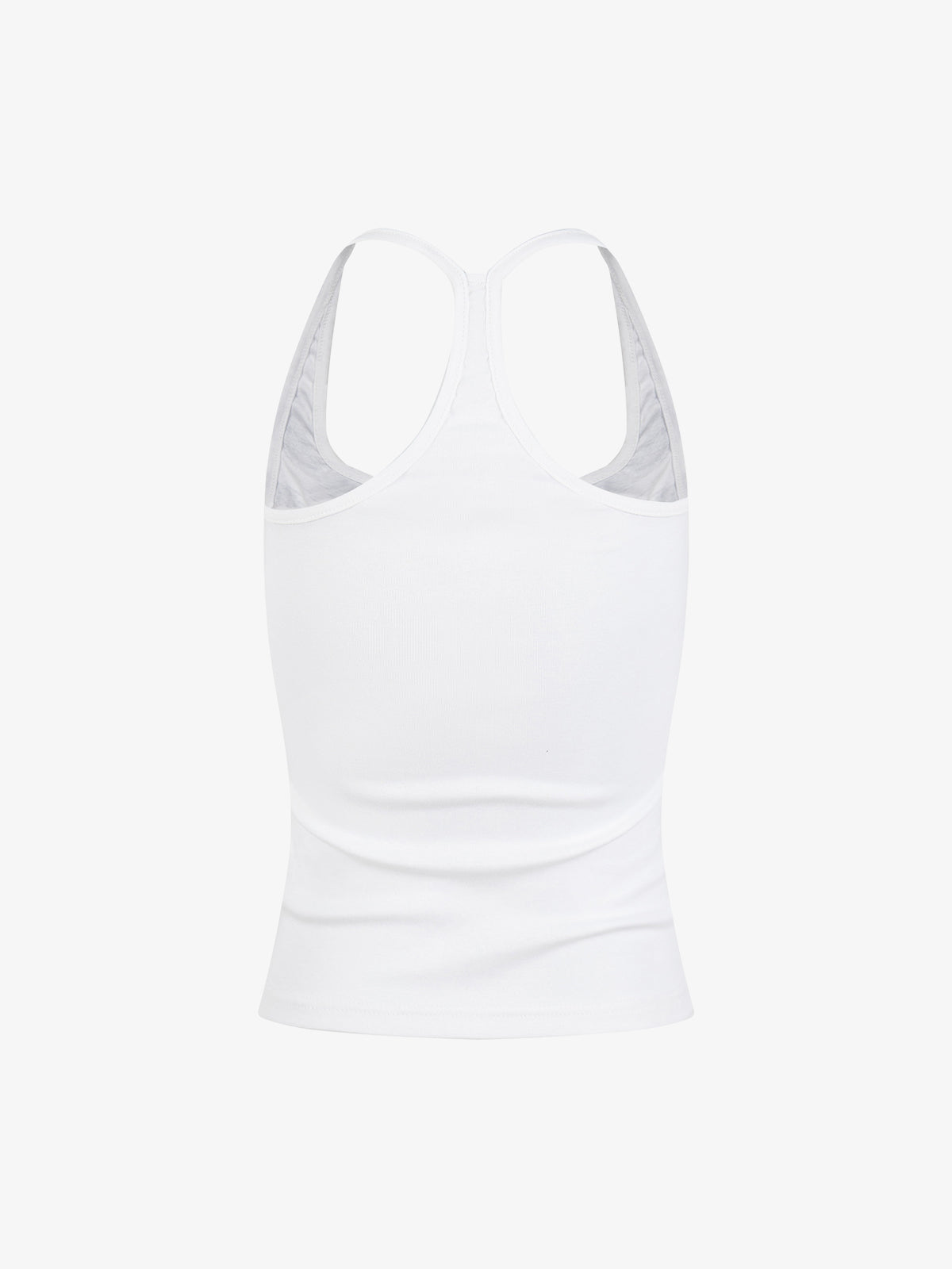 Union Jack Graphic Racerback Tank Top – Studded Cotton Blend Tank