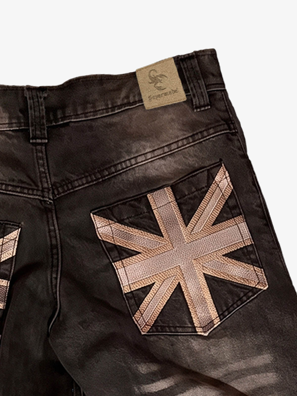 Scorpion Embroidered Jeans
