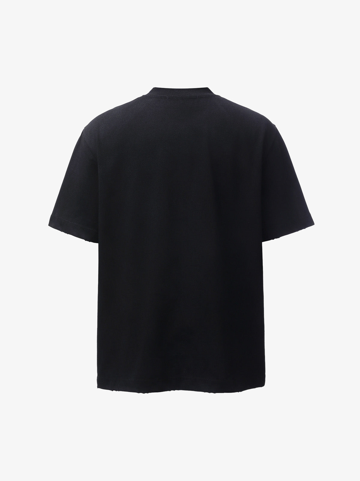 Camo Letter Patchwork Casual T-Shirt