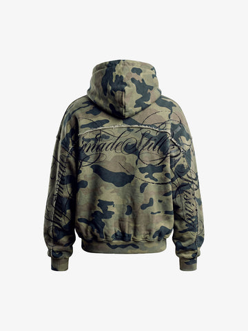 Camo Knit Hoodie