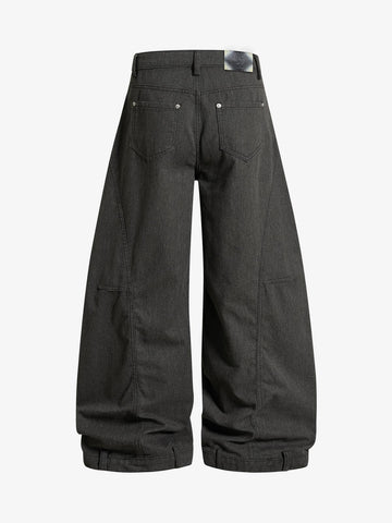 Deconstructed Multi-Waist Pants