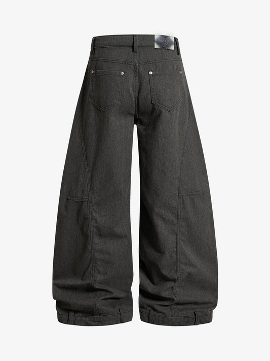 Deconstructed Multi-Waist Pants