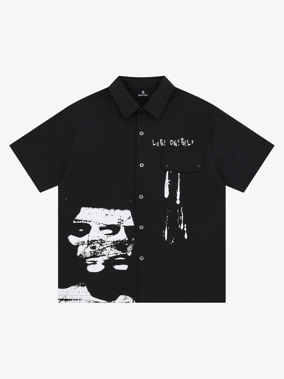 Dark Graphic Short Sleeve Shirt