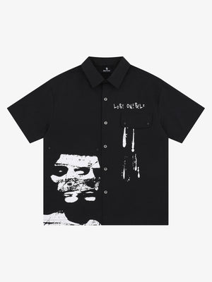 Dark Graphic Short Sleeve Shirt