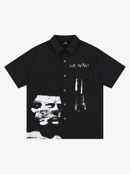 Dark Graphic Short Sleeve Shirt